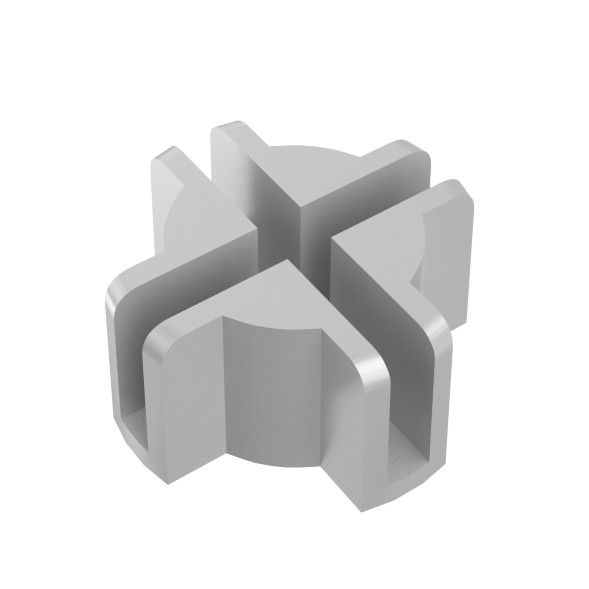 Заглушка соединительная &amp;quot;Крестообразная &amp;quot; для экранов Белая RAND в Тамбове 