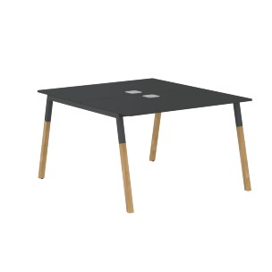 Стол FWST 1113 Белый премиум/Белый-Бук 1180х1370х733 FORTA