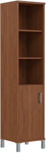 Шкаф-колонка высокая с глухой малой дверью B 431.2(R) Орех Гарда 475х450х2054