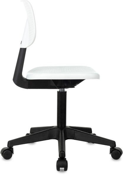 Кресло детское Бюрократ CH 200 белый пластик крестов. пластик