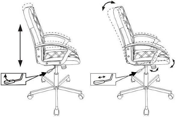Кресло Бюрократ CH-550/BLACK